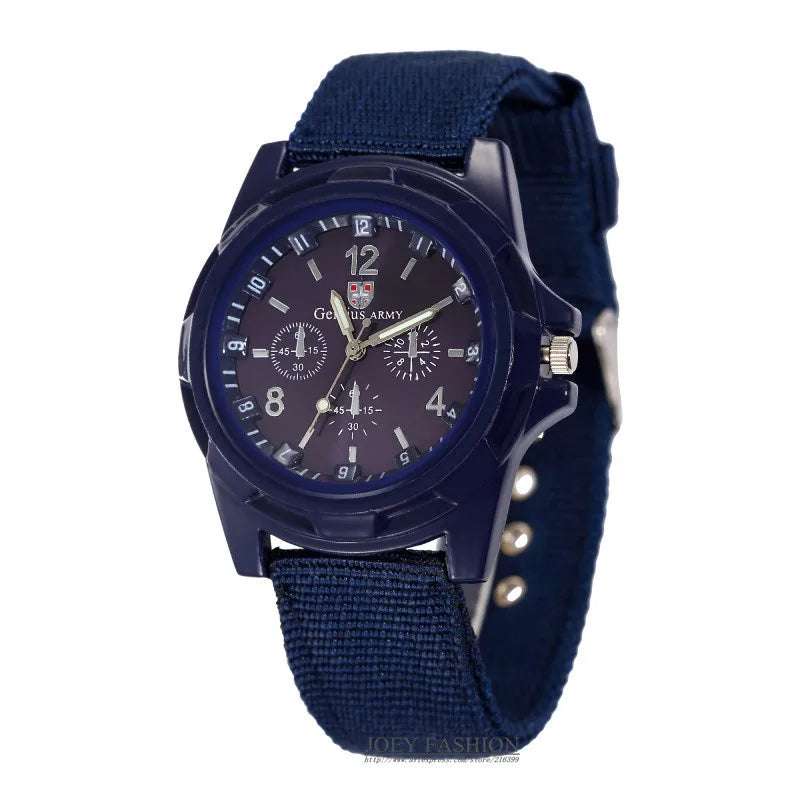 Mens Casual Green Analog Military Watches