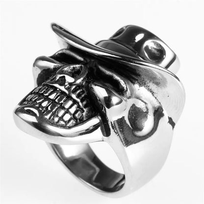 Cowboy Hat Creative Skull Ring