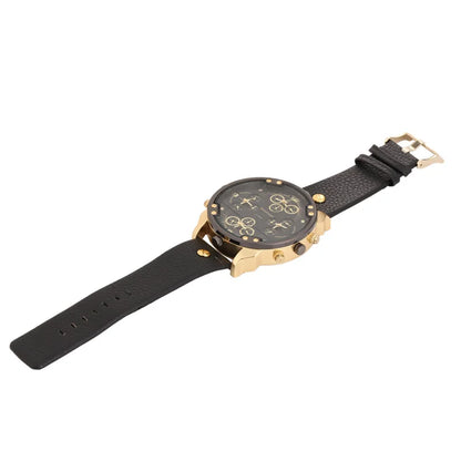 Mens Super Cool Black Quartz Watches