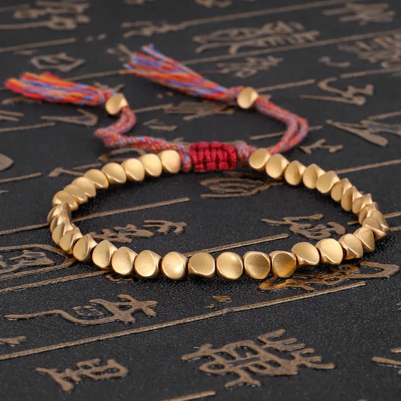 Tibetan Buddhist Style Chopper Beads Ankle Bracelets
