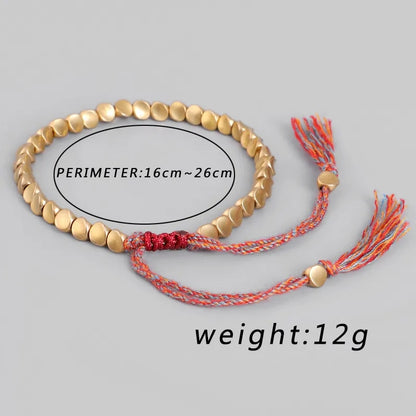 Tibetan Buddhist Style Chopper Beads Ankle Bracelets