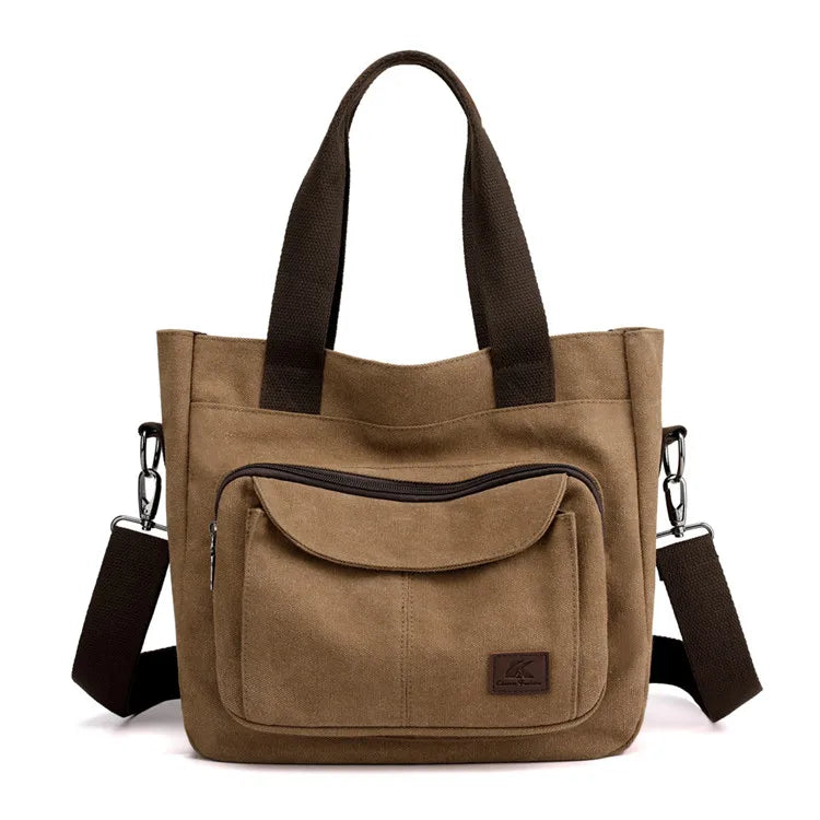 2024 High End Womens Canvas Shoulder Tote Bag