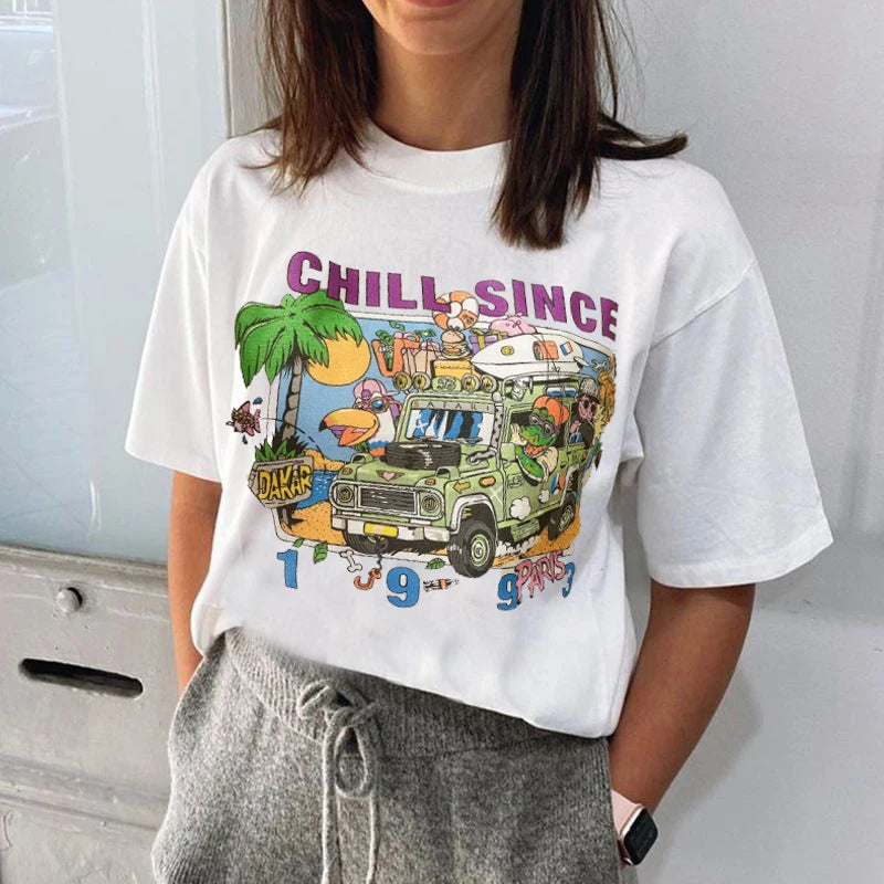Be Nice Graphic Tee Womens Oversized Aesthetic T Shirt Inspirational Quote Harajuku Tumblr Grunge Top