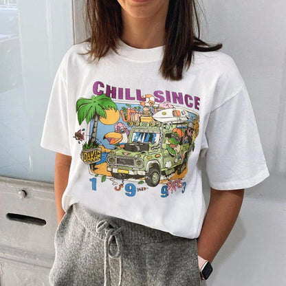 Be Nice Graphic Tee Womens Oversized Aesthetic T Shirt Inspirational Quote Harajuku Tumblr Grunge Top