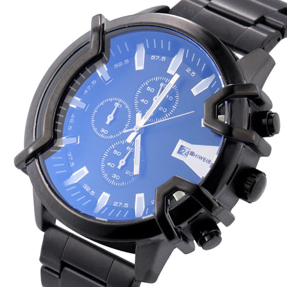 Mens Stainless Steel Waterproof Silver Analog Watches