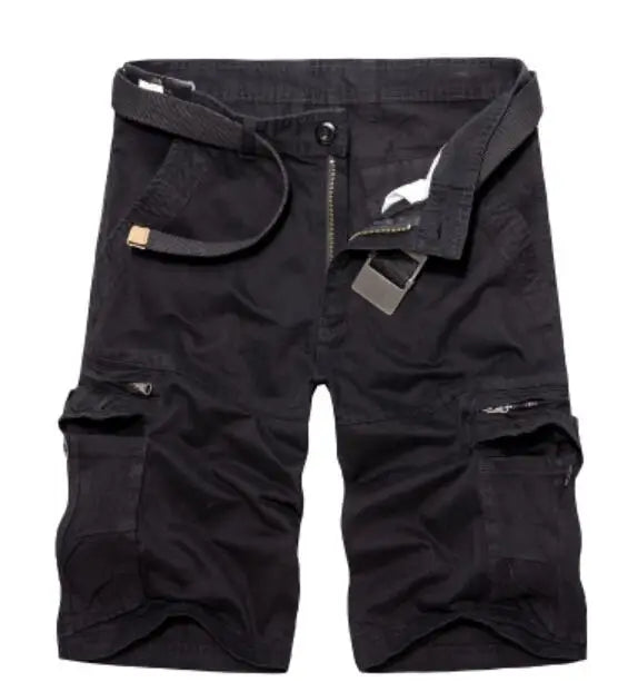 Casual Street Style Long Oversize Men Cotton Cargo Shorts