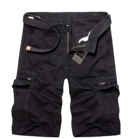 Casual Street Style Long Oversize Men Cotton Cargo Shorts