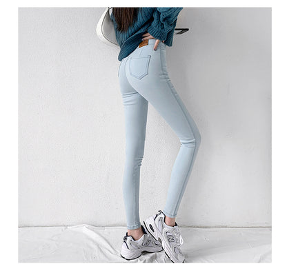 Vintage Style Streetwear High Waisted Women Jeans