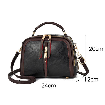 2025 Womens Luxury Designer Handbag Pu Leather Crossbody Shoulder Tote Bag Leisure Fashion