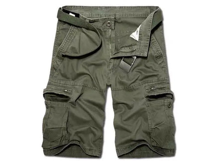 Casual Street Style Long Oversize Men Cotton Cargo Shorts