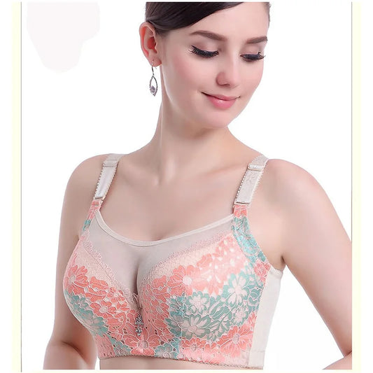 Huge Women S Bra 38 54 Full Cup D E F G Cotton Lingerie Sexy Lace Minimizer Push Up Padded Underwire Bralette