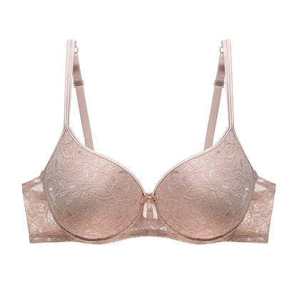 Push Up Deep Cup Bra Back Smoothing Lace Lingerie For Women Plus Size