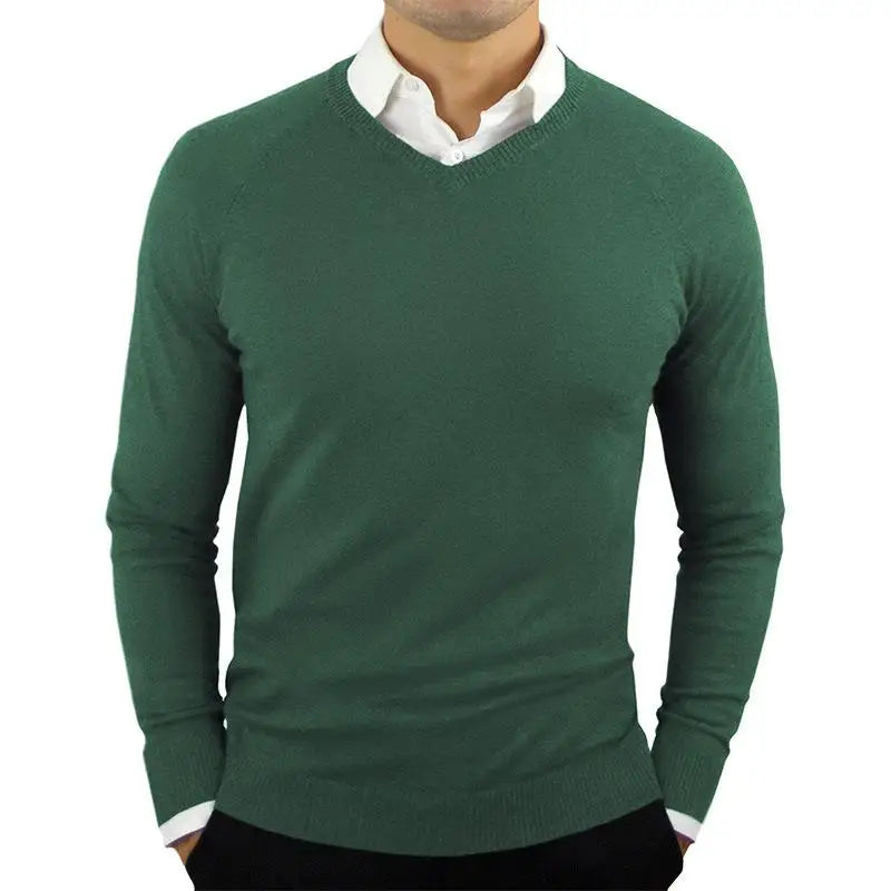 2025 Mens Winter Knitted Sweater High Quality Cotton Crew Neck Pullover Casual Knitwear For Cold Weather