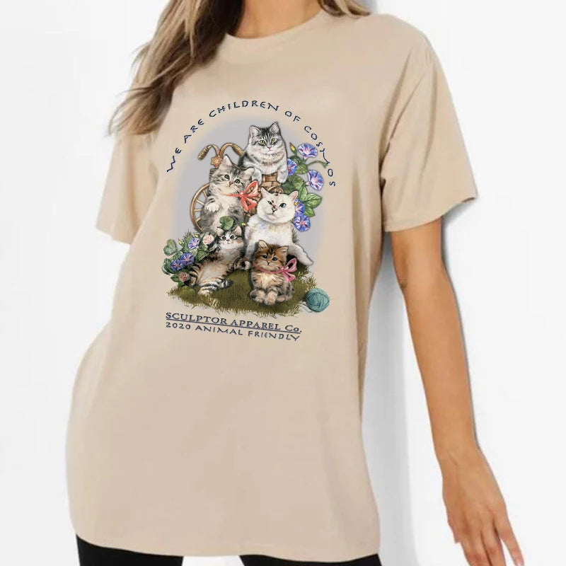 Be Nice Graphic Tee Womens Oversized Aesthetic T Shirt Inspirational Quote Harajuku Tumblr Grunge Top