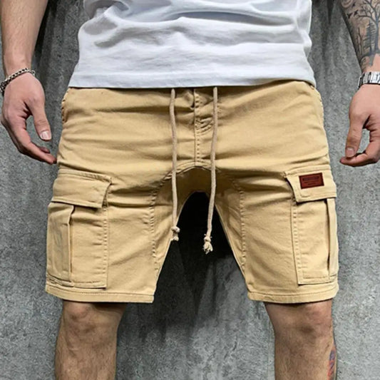 Mens Multi Pockets Breathable Comfortable Cargo Shorts