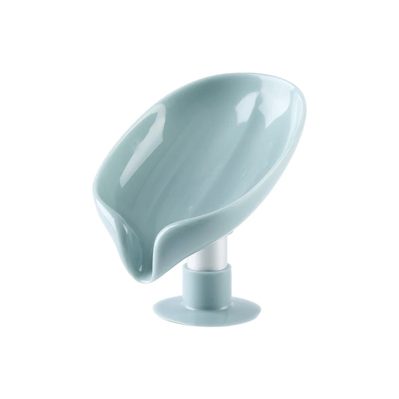 Non Slip Leaf Shape Bathroom Soap Holder