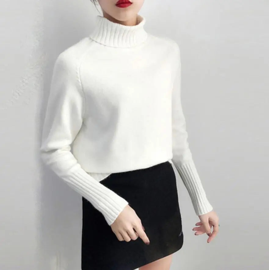 2025 New Thick Cashmere Sweater Women S Autumn Winter Knitted Pullover Tricot Jumper