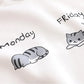 Meow Monday Friday Soft Cotton Hoodies