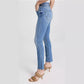 Casual Style High Waist Women Straight Jeans