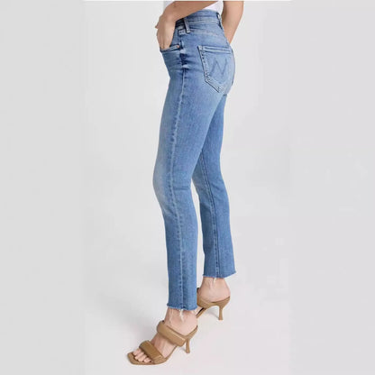 Casual Straight Blue Jeans