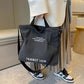 Japanese Canvas Simple Crossbody Bag: Unisex, Washable with Large Capacity