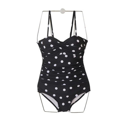 Korean Style Padded One Piece Swimwear