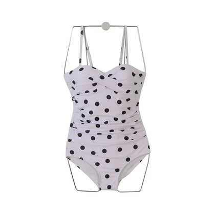 Korean Style Padded One Piece Swimwear