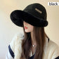Winter Warmth with Style: Ladies' Panama Fluffy Bucket Hat