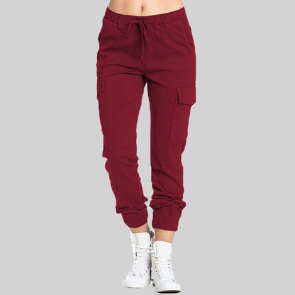 S-4XL Plus Size Women Casual Jogger Pants