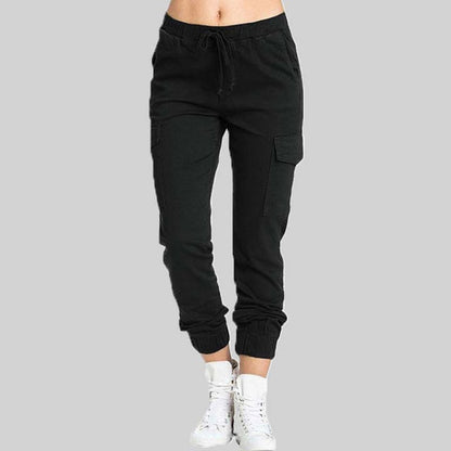 S-4XL Plus Size Women Casual Jogger Pants