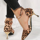 New Leopard Print High Heel Shoes for Women