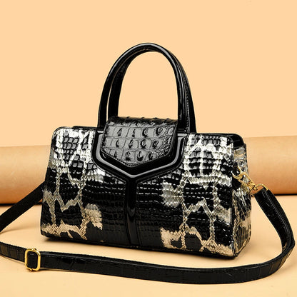 Designer Snake Skin Pattern Handbags