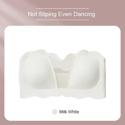 M-4XL For 40-100kg Plus Size Women Strapless Bra