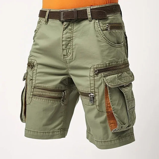 17 Multi Plus Zipper Pockets Men Cargo Shorts