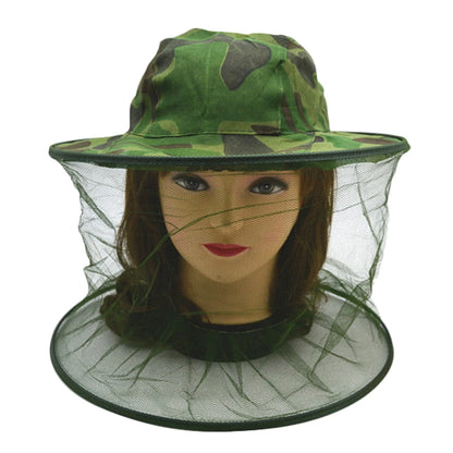 Insect Bugs Bee Mosquito Head Face Protector Camouflage Mesh Hat