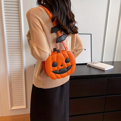 Halloween Style Pumpkin Messenger Bag