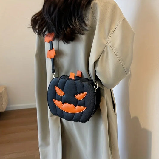 Halloween Style Pumpkin Messenger Bag