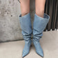 Designer Style Fashionable Over the Knee High Heel Boots For Women