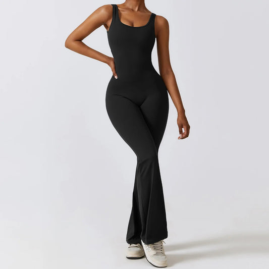 One Piece Open Back High Quality Yoga Tracksuits For Women