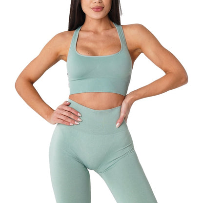 Seamless Spandex Bra Top for Women – Elastic, Breathable, and Comfortable Sports Underwear for Fitness & Leisure