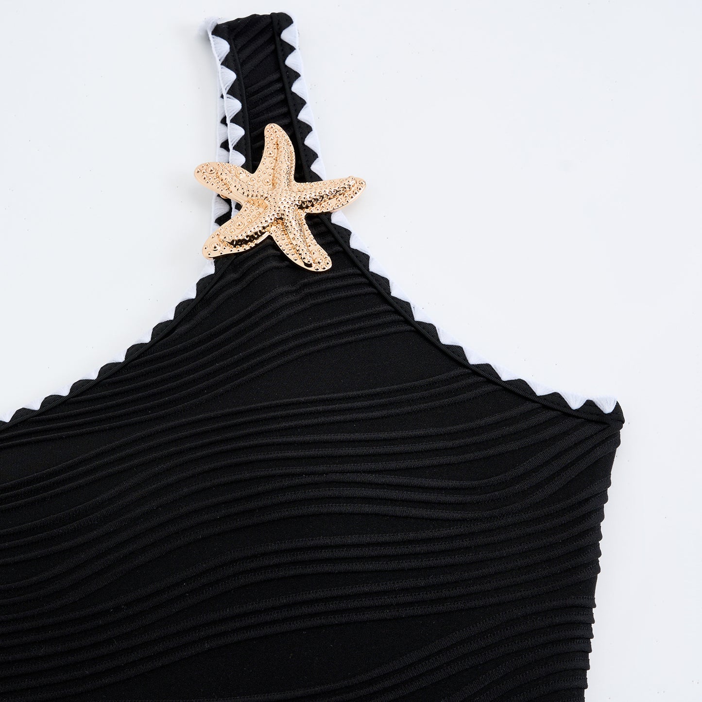 Two Pieces New White Bandage Stripe Bikini