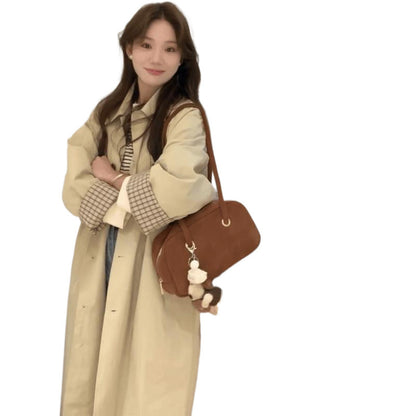 Khaki Trench Coat – Trench Coats Women Outfit Casual & Early Autumn Outfits