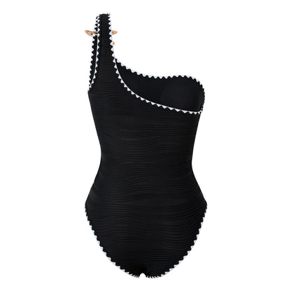 Two Pieces New White Bandage Stripe Bikini