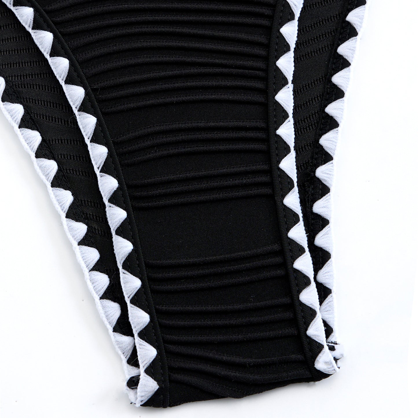 Two Pieces New White Bandage Stripe Bikini