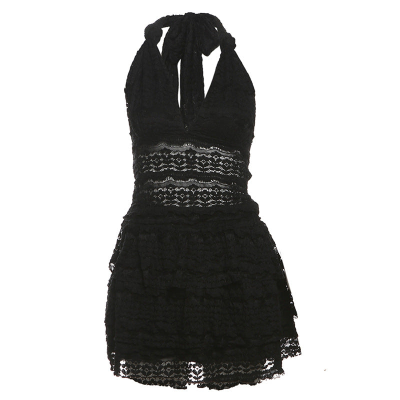 Camisole Top & Tiered Ruffle “Cake” Skirt Two-Piece Outfit Set | Elegant Summer Vibes Style 2025