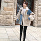 Super Soft Thick Wool Denim Coat Jacket For Women