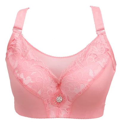 E G Cup Adjustable Back Plus Size Lace Bra