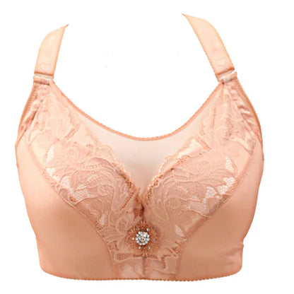 E G Cup Adjustable Back Plus Size Lace Bra