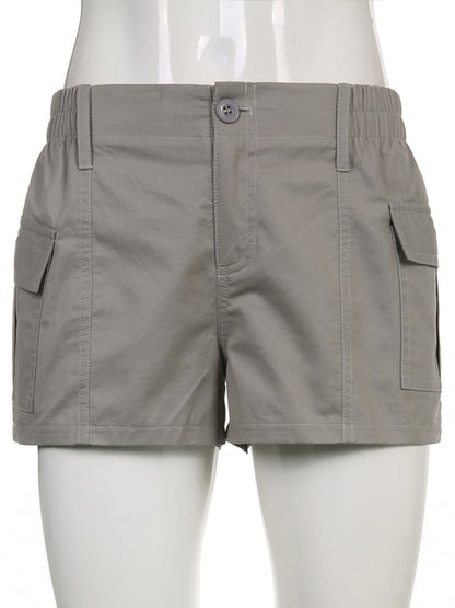 Low Waist Cargo Shorts