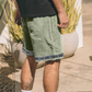 Super Soft Retro Line Plus Size Casual Shorts For Men